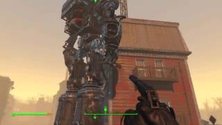 Fallout 4 Liberty Prime in action [upl. by Noillid]