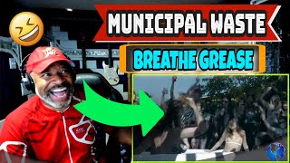 MUNICIPAL WASTE  Breathe Grease OFFICIAL MUSIC VIDEO  Producer Reaction [upl. by Cia604]