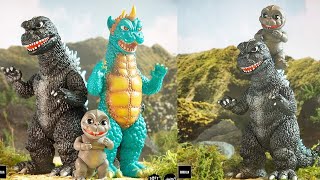 New Godzilla ALL MONSTERS ATTACK – Soft Vinyl Figure Set Timed Edition revealed preorder mondo [upl. by Reinaldo465]