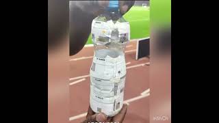 La bouteille du gardien égyptien avec les noms des joueurs sénégalais😳😳😳 [upl. by Norbel]