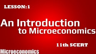 INTRODUCTION TO MICRO ECONOMICS PPT LN111th SCERT [upl. by Ahsenac880]