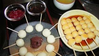 How to make Dango みたらし団子の作り方 [upl. by Nylirek]