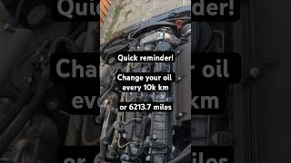 A quick reminder to change your oil in time diesel turbodiesel commonrail repair mechanic [upl. by Eirahs592]