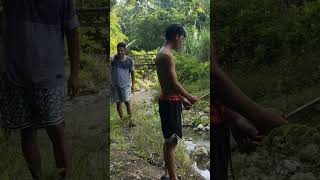 Wala pang laman ang ilog nahulog pa🤣funny [upl. by Enomys62]