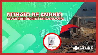 Nitrato de Amonio Uso de fertilizante y Uso explosivo ANFO [upl. by Gotcher]