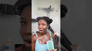 Unbrush Vs Unbrush plus on my 4c hair naturalhair detanglingbrush 4chair hairgrowth [upl. by Aleris]