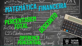 Calculando percentual desconto e percentual total coma HP12C [upl. by Atihana]