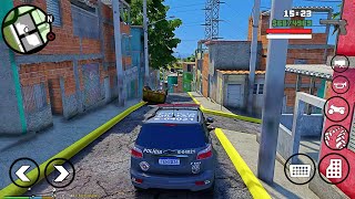 O MELHOR GTA MOD POLICIA PMESP COM FAVELA E OCORRENCIAS PARA ANDROID [upl. by Ynohtona]