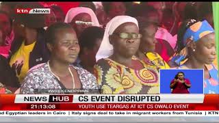 CS Owalo Meeting disrupted in Homabay by roudy youth [upl. by Akel933]