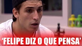 BBB 190220  Felipe se revolta e diz que Bianca e Flaslane sairão primeiro no programa [upl. by Anuaik]