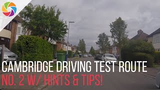 Cambridge Driving Test Route No 2 W Hints amp Tips [upl. by Aseefan918]