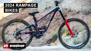 5 Custom Freeride Bikes From The 2024 Red Bull Rampage [upl. by Tammy]