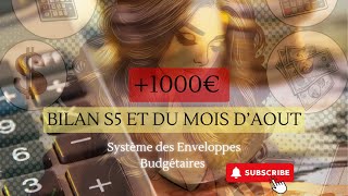 🌺 BILAN S5 ET BILAN DU MOIS 🌺  DE 1000€ 🤩🤩 enveloppesbudgétaires cashenvelopebudget economy [upl. by Ewen]