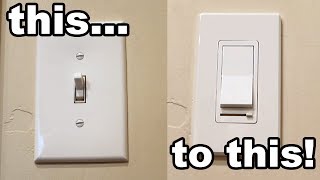 How to install an LED dimmer wall switch Single Pole [upl. by Natye772]