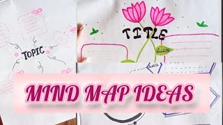 Mind Map Ideas For School Projects amp Assignment🌷✨  Project design Assignment  Creator Parneet [upl. by Anoirtac]