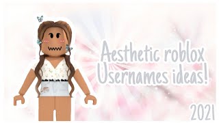 🦋AESTHETIC ROBLOX USERNAME IDEAS2021Untaken [upl. by Addam]