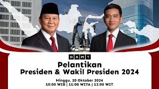 🔴LIVE Pelantikan Presiden dan Wakil Presiden Republik Indonesia Masa Jabatan 20242029 [upl. by Llatsyrk]