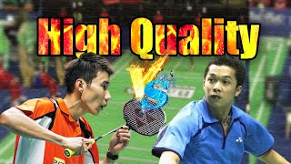 FullHD50FPS  MS  Lee Chong Wei vs Taufik Hidayat  2009 Swiss Open Highlights [upl. by Korenblat]