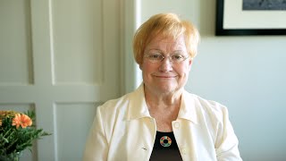 Videotervehdys Vuoden 2023 Helsinki Pride tapahtuman suojelijana toimii presidentti Tarja Halonen [upl. by Ingles949]