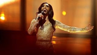 Conchita Wurst Eurovision Song Contest Winner 2014 Final Performance Austria LIVE [upl. by Cherilynn717]