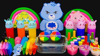 1 HOUR Satisfying with Slime Mixing Random Piping Bags  CARE BEAR Mixing Many Things Into Slime [upl. by Gula]