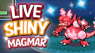 Live Shiny Magmar After A Chain Of 17 Via PokeRadar  Pokemon Platinum [upl. by Muhan651]