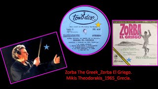 Zorba El Griego  Mikis Theodorakis 1964 Grecia [upl. by Duwe]