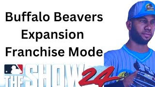 Buffalo Beavers Expansion Franchise Rebuild Ep 4 Start of S2MLB The Show 24 [upl. by Maller7]