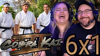 Cobra Kai 6x1 REACTION  Season 6 Episode 1  “Peacetime in the Valley” [upl. by Daphna190]