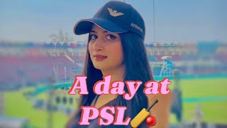 A day at “PSL”🏏😎 fypシ fortouyoupage psl baadesaba keepsupporting viral [upl. by Miarzim]