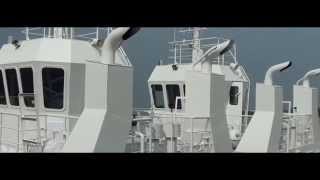 Vuot Song Shipyard  Tour and visit of 16m Tugboats [upl. by Arabrab]