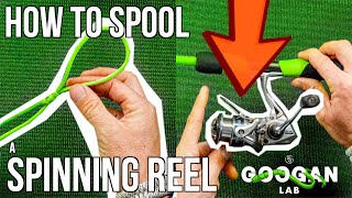 How To SPOOL A SPINNING REEL [upl. by German]