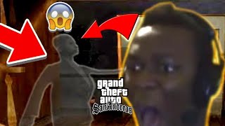 KSI and Deji caught BEVERLY JOHNSONS Ghost in GTA San Andreas [upl. by Innavoeg]