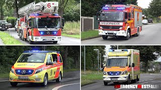 Neues NEF amp LZ Frechen  Einsatzfahrten von Feuerwehr amp Rettungsdienst in Frechen [upl. by Blakeley435]