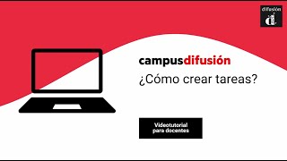 Videotutorial docentes ¿Cómo crear tareas [upl. by Aihppa]