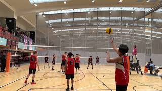 Selwyn College vs Howick College  Senior College Volleyball Champs  15032023 [upl. by Ahsinnor]