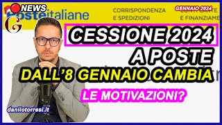 POSTE NON ACCETTA PIÙ la Cessione del Credito delle spese 2023 dall’8 gennaio 2024 ultime notizie [upl. by Eyoj]