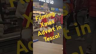 Filming🎅Advert in Tesco watford [upl. by Lasley]