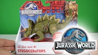 JURASSIC WORLD®  Stegoceratops  Unboxing amp Review Hasbro® Bashing Attack [upl. by Canica]