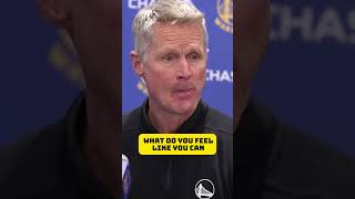 Steve Kerr Reacts to Tough Loss against the Cavaliers [upl. by Oakes674]