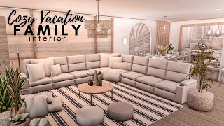 BLOXBURG Cozy Family Vacation Home  speedbuild [upl. by Ferdy]