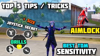 TOP 5 TIPS AND TRICKS FOR TDM PLAYERS🔥BEST SENSITIVITYPERFECT JOYSTICK SETTINGS 🥶 [upl. by Elkcim]