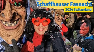 🇨🇭Schaffhausen Fasnacht 2024 SwitzerlandSchaffhauser Fasnachtumzug [upl. by Akehsay]