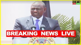 LIVE  Ruto to address the Nation from State House [upl. by Delmar403]