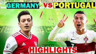 Germany vs Portugal Football Match 2024  Ozil vs Ronaldo  World Cup Qualification Match [upl. by Ydnor]