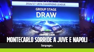 Champions League sorteggio senza trappole per le italiane [upl. by Kalasky]