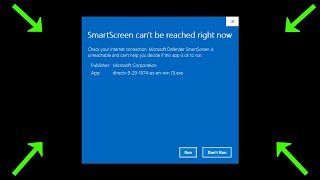 SmartScreen Cant be Reached Right Now Windows 11  10  2022  Fix [upl. by Hewett2]