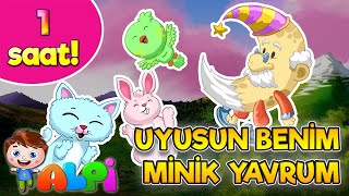 UYUSUN MİNİK YAVRUM Çocuk Uyutan Ninni 🌜 1 Saat Kesintisiz Bebek Ninnileri [upl. by Benedetta]