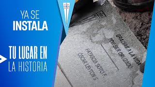 𝗣𝗟𝗔𝗬 ▶️  Hincha Cruzado conoce su losa personalizada 𝗹𝗮 𝗽𝗿𝗶𝗺𝗲𝗿𝗮 𝗶𝗻𝘀𝘁𝗮𝗹𝗮𝗱𝗮 en ElSueñoCruzado 🏟️✨ [upl. by Edrock]