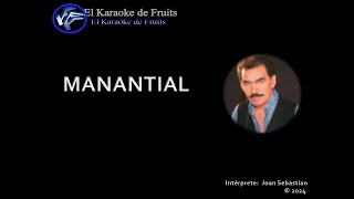 Joan Sebastian Manantial Karaoke [upl. by Aubine]